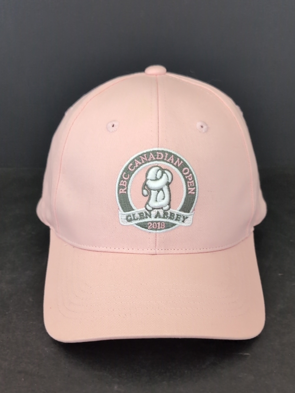 Level Wear, Woman's Light Pink RBC Canadian Open Glen Abby 2018 Golf Hat.